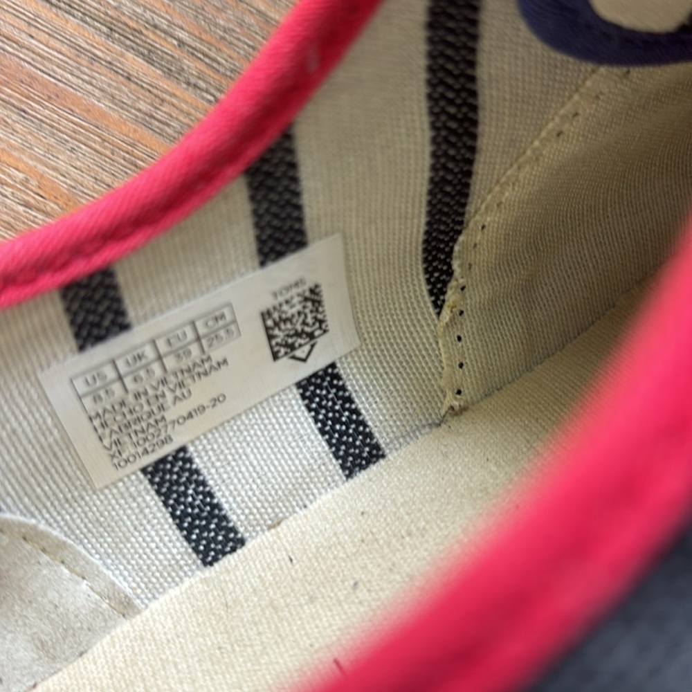 TOMS Cordones Boardwalk Black and Primary Color Platform Lace Tie Shoes Size 8.5 - Picture 10 of 17